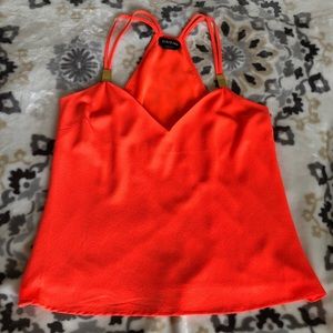 Bebe sheer back tank